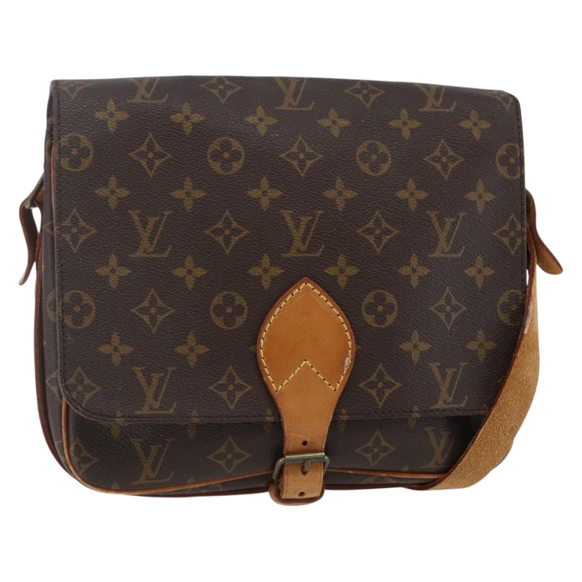 LOUIS VUITTON Monogram Cartouchiere GM Shoulder Bag M51252 LV Auth 144572