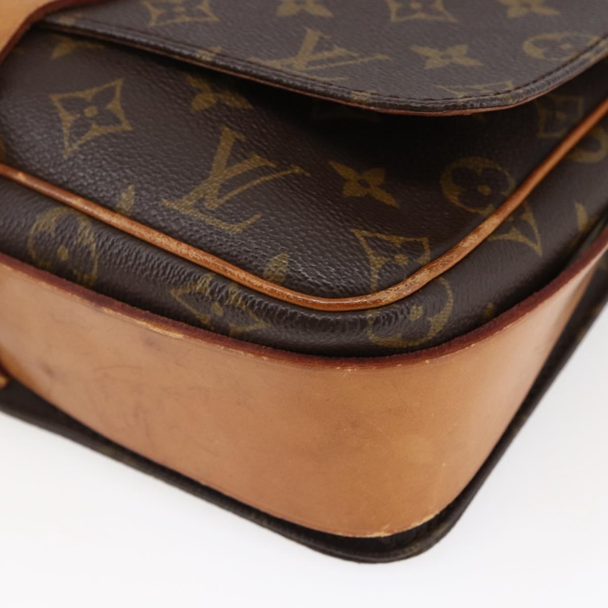 LOUIS VUITTON Monogram Cartouchiere GM Shoulder Bag M51252 LV Auth 144572