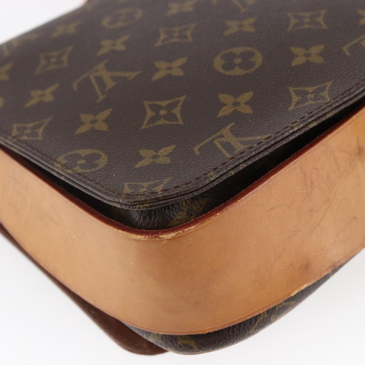 LOUIS VUITTON Monogram Cartouchiere GM Shoulder Bag M51252 LV Auth 144572