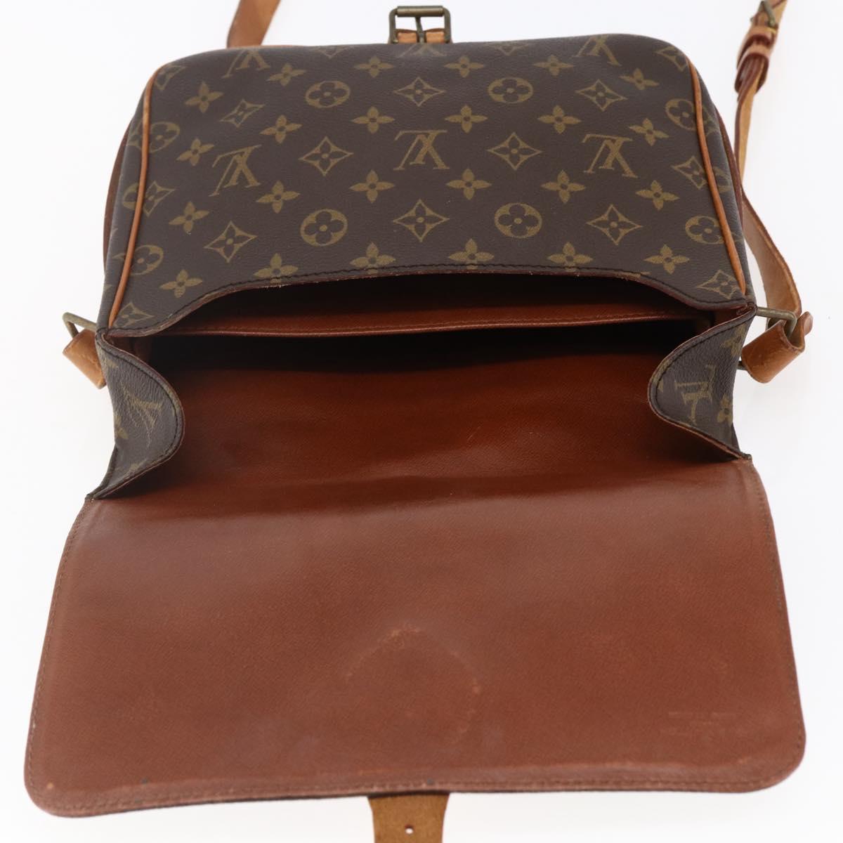 LOUIS VUITTON Monogram Cartouchiere GM Shoulder Bag M51252 LV Auth 144572