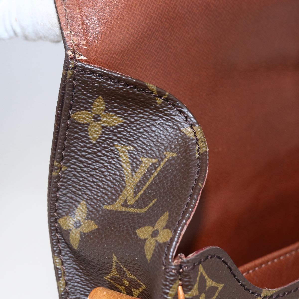 LOUIS VUITTON Monogram Cartouchiere GM Shoulder Bag M51252 LV Auth 144572