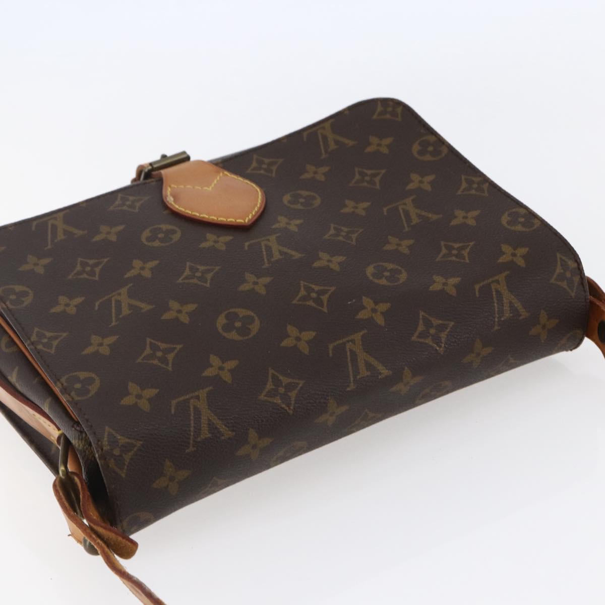 LOUIS VUITTON Monogram Cartouchiere GM Shoulder Bag M51252 LV Auth 144572