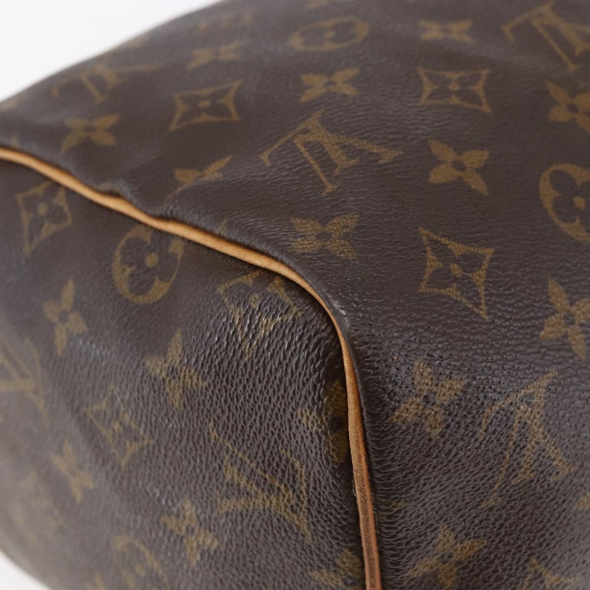LOUIS VUITTON Monogram Speedy 30 Hand Bag M41526 LV Auth 144574
