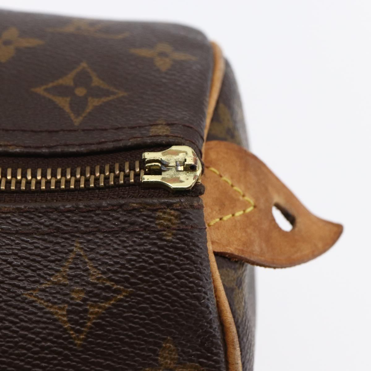 LOUIS VUITTON Monogram Speedy 30 Hand Bag M41526 LV Auth 144574
