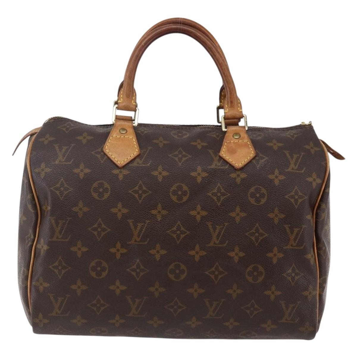 LOUIS VUITTON Monogram Speedy 30 Hand Bag M41526 LV Auth 144574