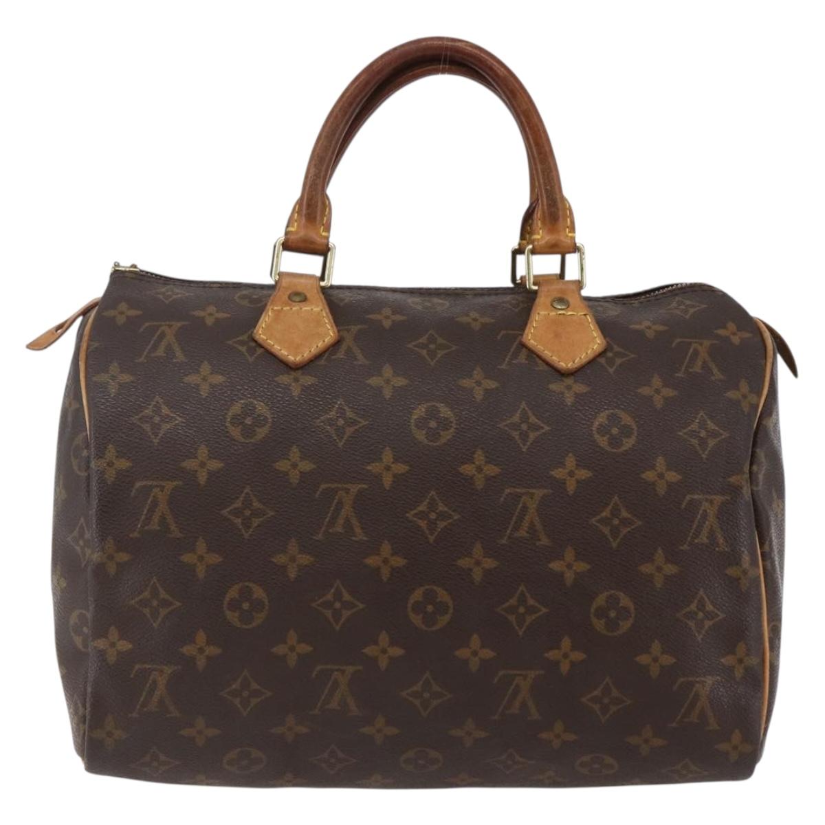 LOUIS VUITTON Monogram Speedy 30 Hand Bag M41526 LV Auth 144574