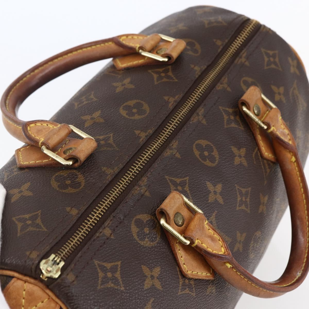 LOUIS VUITTON Monogram Speedy 30 Hand Bag M41526 LV Auth 144574