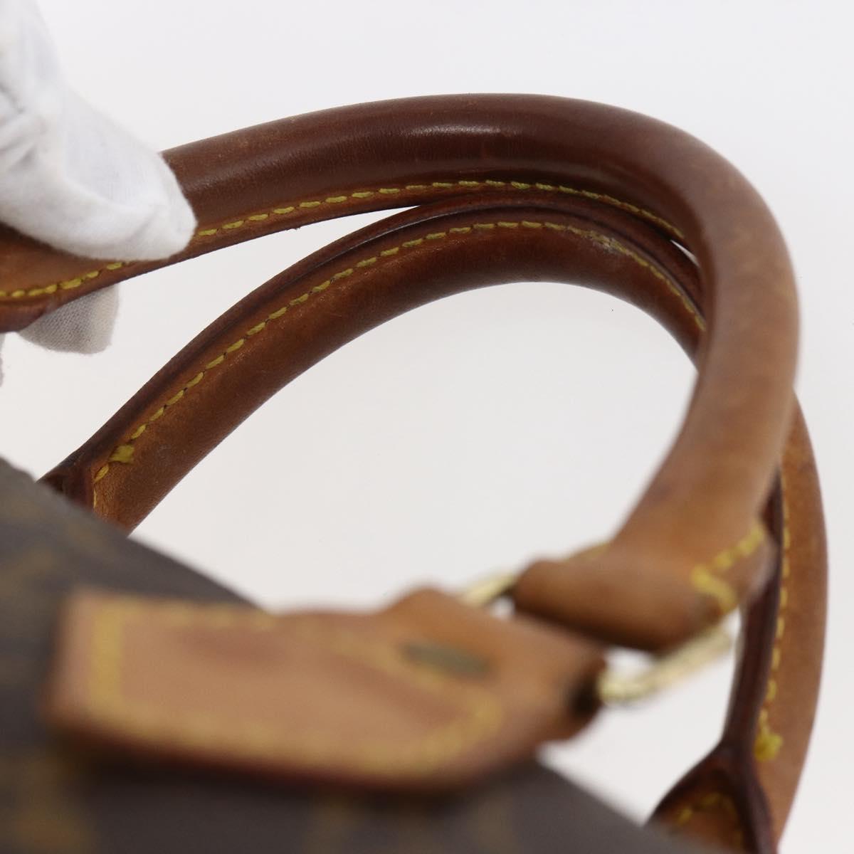 LOUIS VUITTON Monogram Speedy 30 Hand Bag M41526 LV Auth 144574