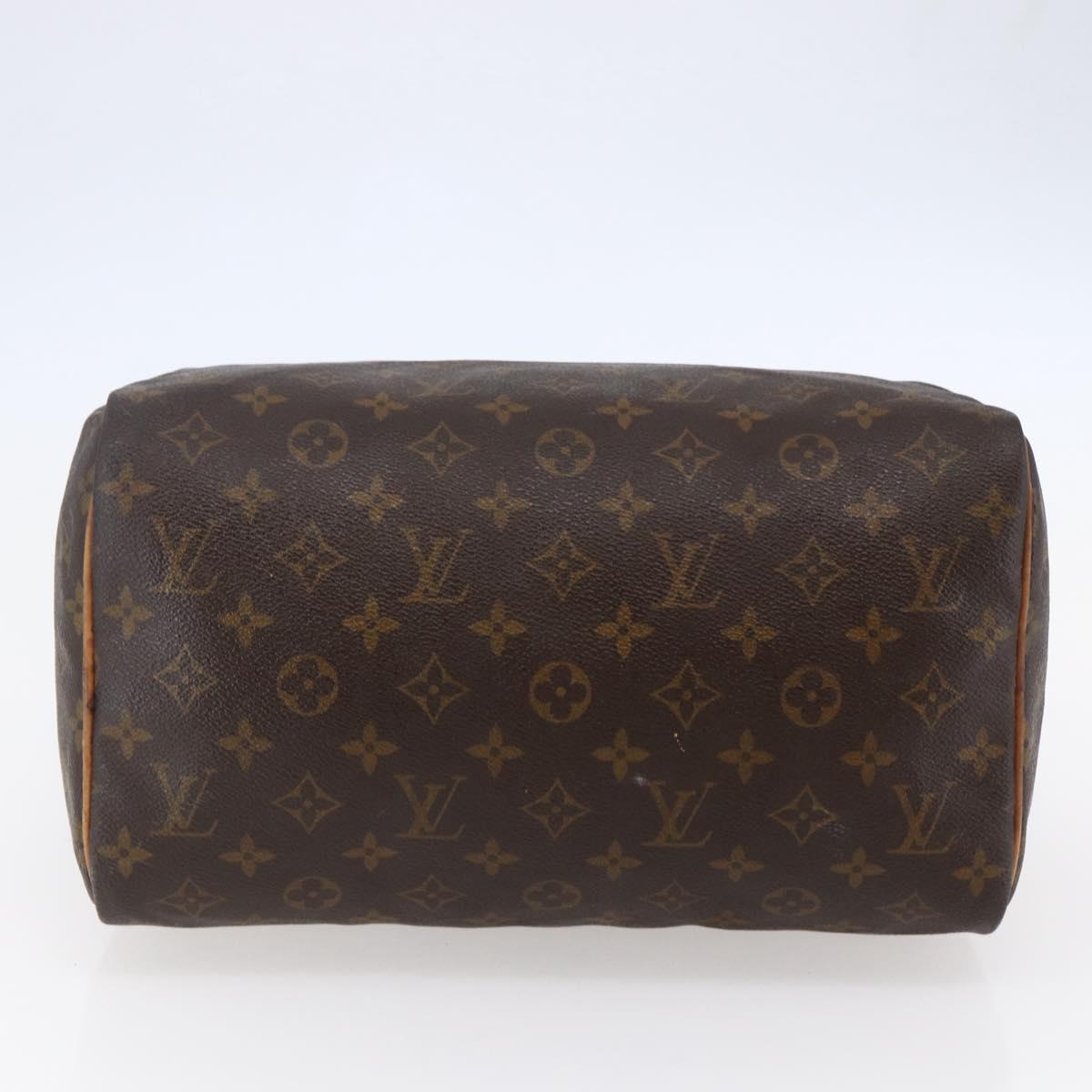 LOUIS VUITTON Monogram Speedy 30 Hand Bag M41526 LV Auth 144574