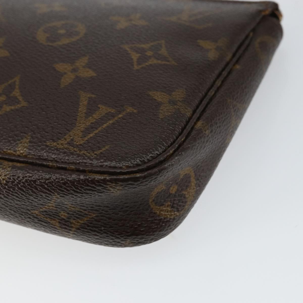 LOUIS VUITTON Monogram Pochette Accessoires Pouch M51980 LV Auth 144601