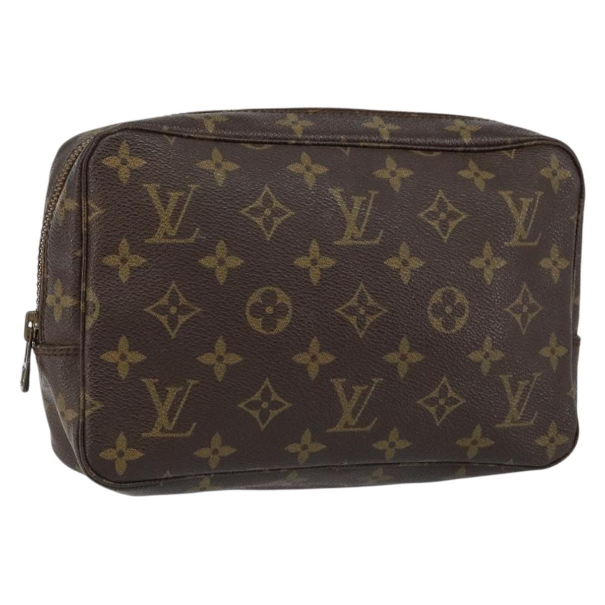 LOUIS VUITTON Monogram Trousse Toilette 23 Clutch Bag M47524 LV Auth 144602