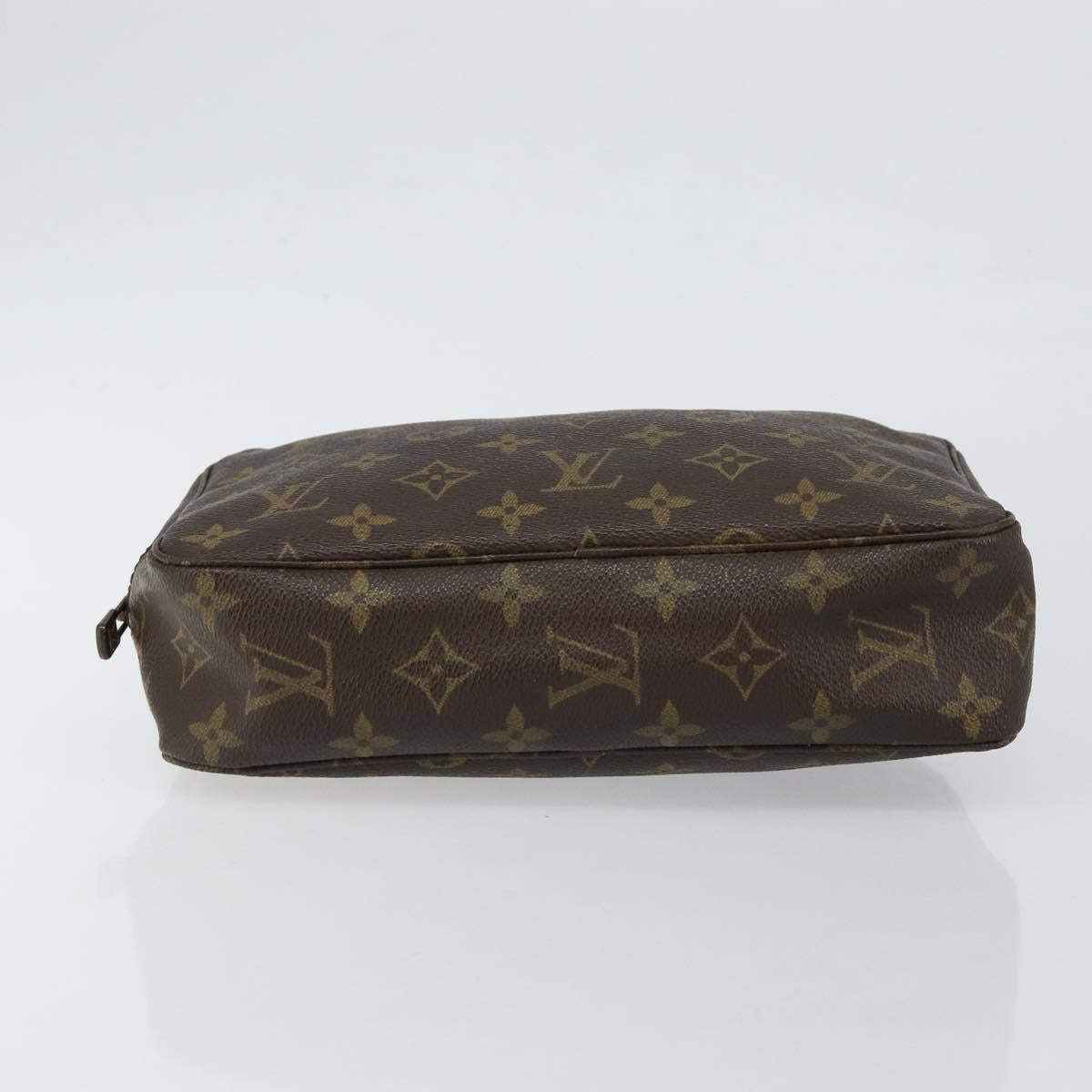 LOUIS VUITTON Monogram Trousse Toilette 23 Clutch Bag M47524 LV Auth 144602