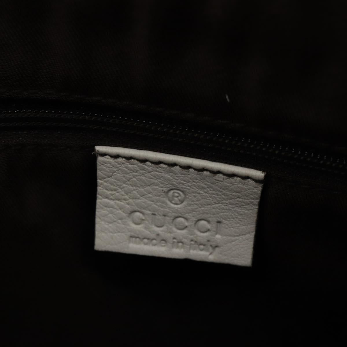 GUCCI GG Canvas Abbey Shoulder Bag Beige Gold 204940 Auth 144608