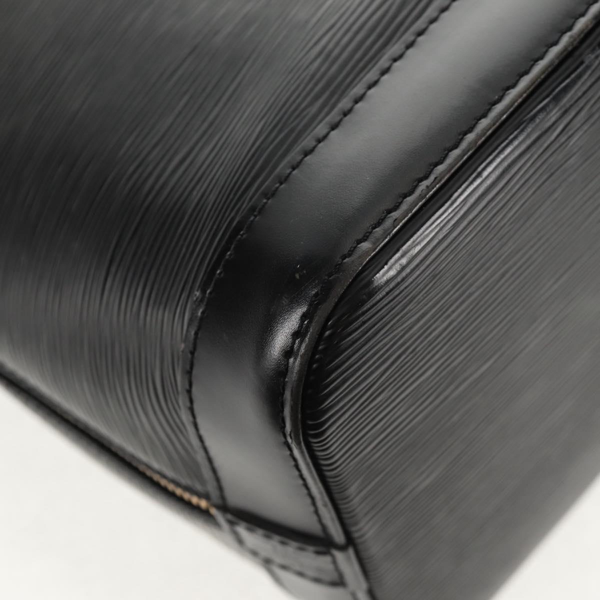LOUIS VUITTON Epi Alma Hand Bag Black M52142 LV Auth 144616V