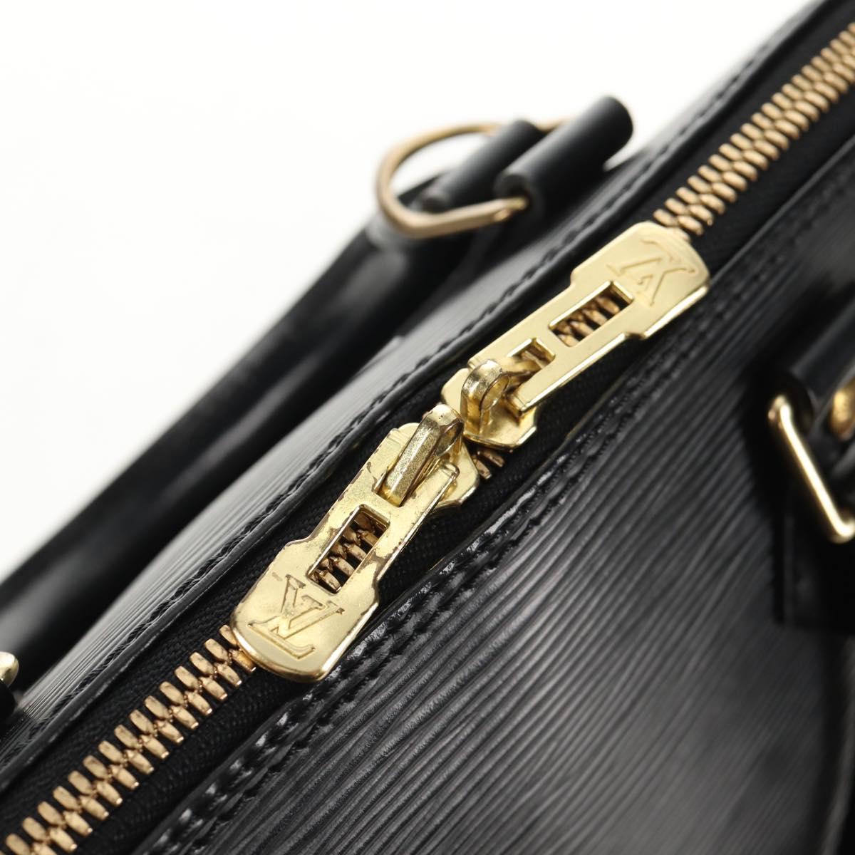 LOUIS VUITTON Epi Alma Hand Bag Black M52142 LV Auth 144616V