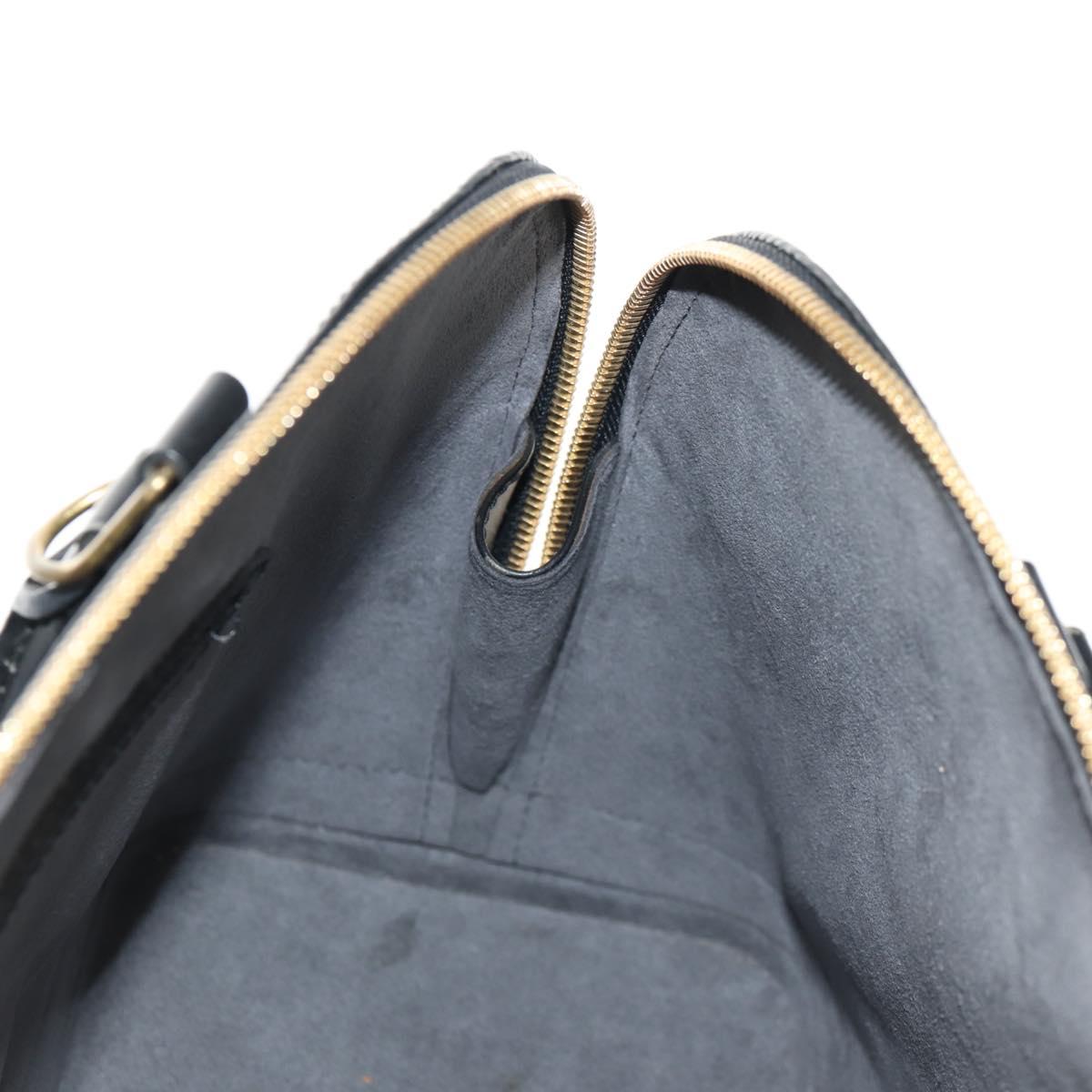 LOUIS VUITTON Epi Alma Hand Bag Black M52142 LV Auth 144616V