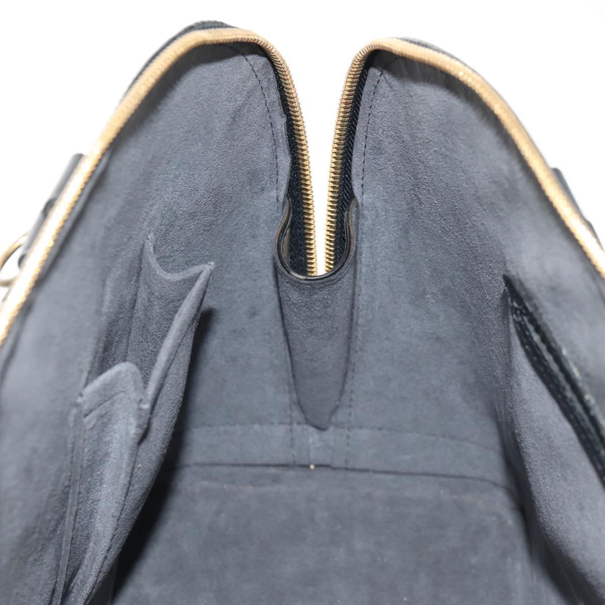 LOUIS VUITTON Epi Alma Hand Bag Black M52142 LV Auth 144616V