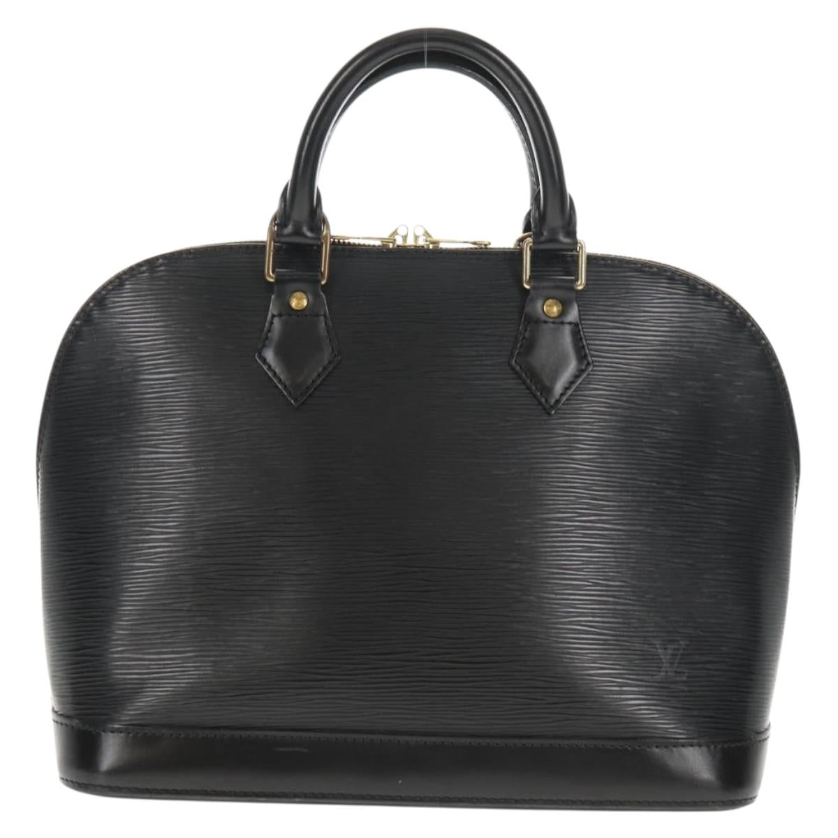 LOUIS VUITTON Epi Alma Hand Bag Black M52142 LV Auth 144616V