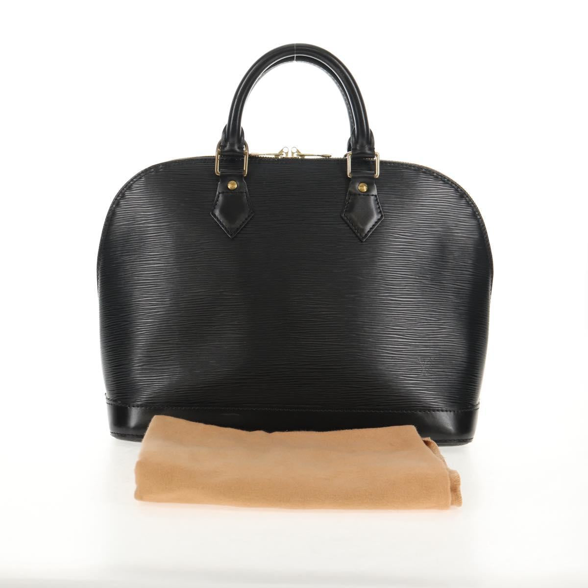 LOUIS VUITTON Epi Alma Hand Bag Black M52142 LV Auth 144616V