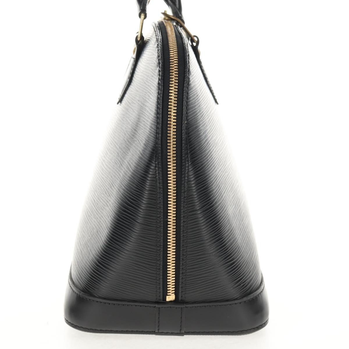 LOUIS VUITTON Epi Alma Hand Bag Black M52142 LV Auth 144616V