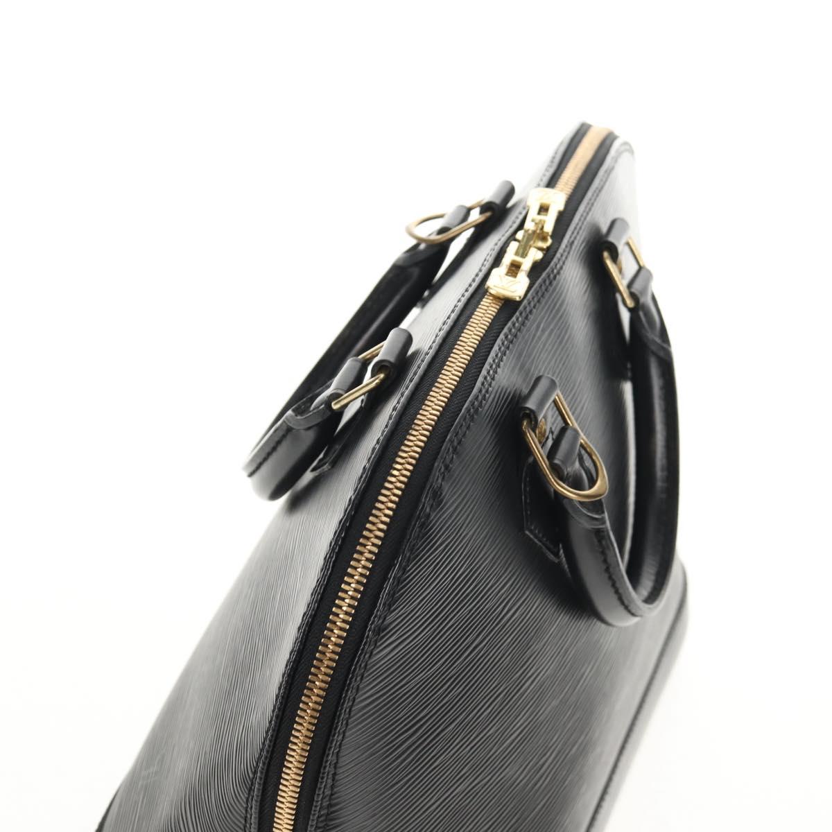LOUIS VUITTON Epi Alma Hand Bag Black M52142 LV Auth 144616V