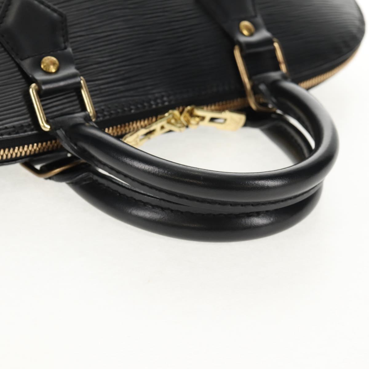 LOUIS VUITTON Epi Alma Hand Bag Black M52142 LV Auth 144616V