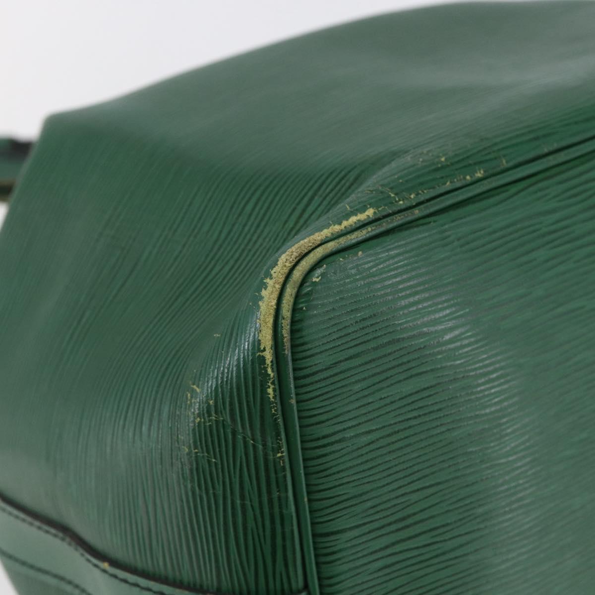LOUIS VUITTON Epi Petit Noe Shoulder Bag Green M44104 LV Auth 144617