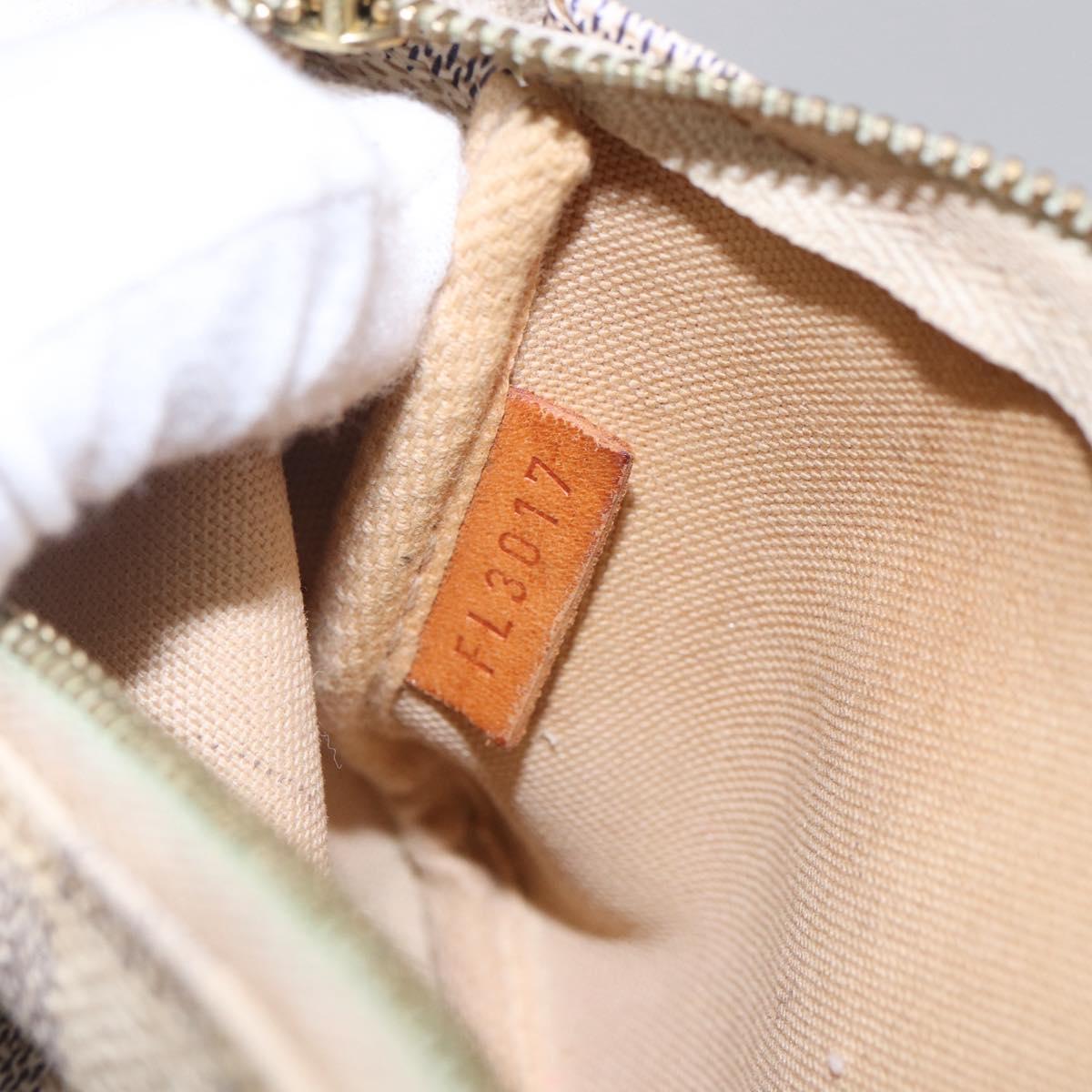 LOUIS VUITTON Damier Azur Mini Pochette Accessoires Pouch N63005 LV Auth 144622