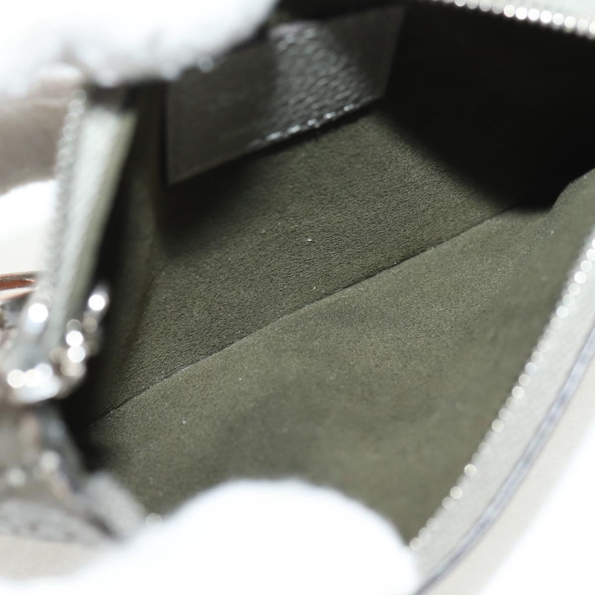 LOUIS VUITTON Mahina Pochette Cles Coin Purse Gris LV Auth 144623M