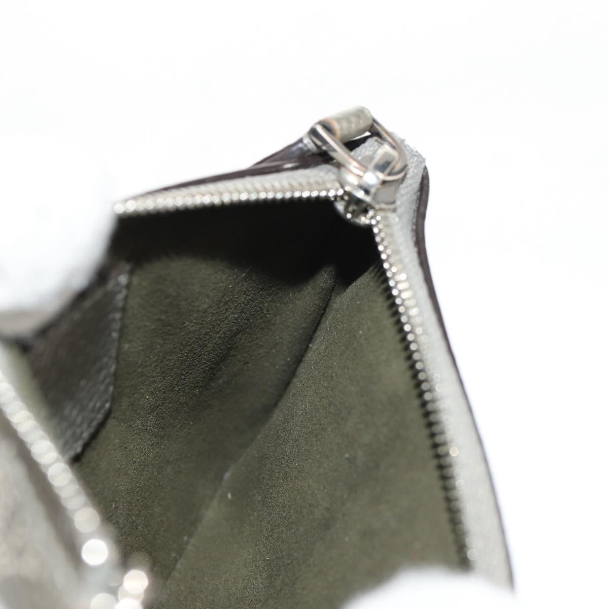 LOUIS VUITTON Mahina Pochette Cles Coin Purse Gris LV Auth 144623M
