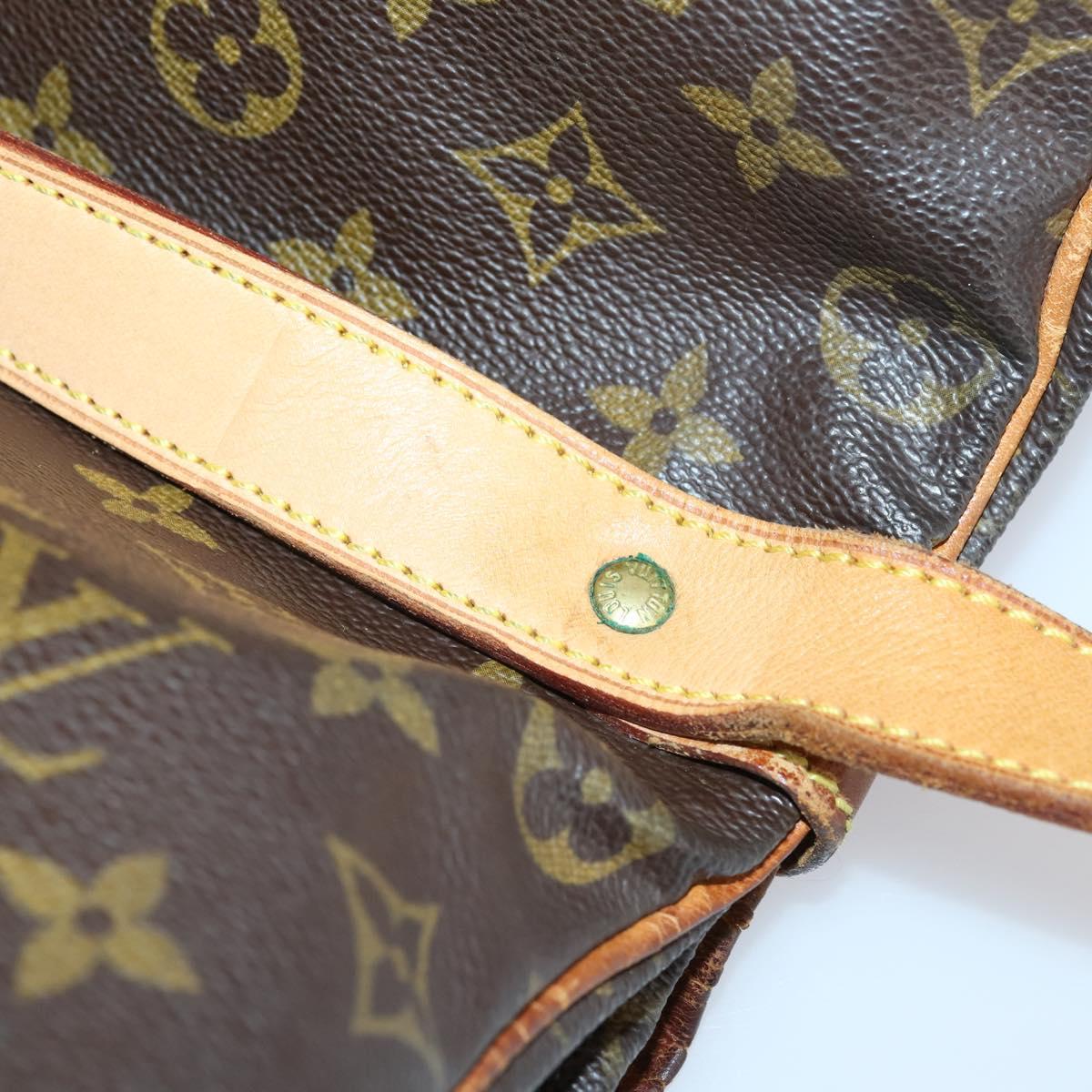 LOUIS VUITTON Monogram Saumur 35 Shoulder Bag M42254 LV Auth 144639