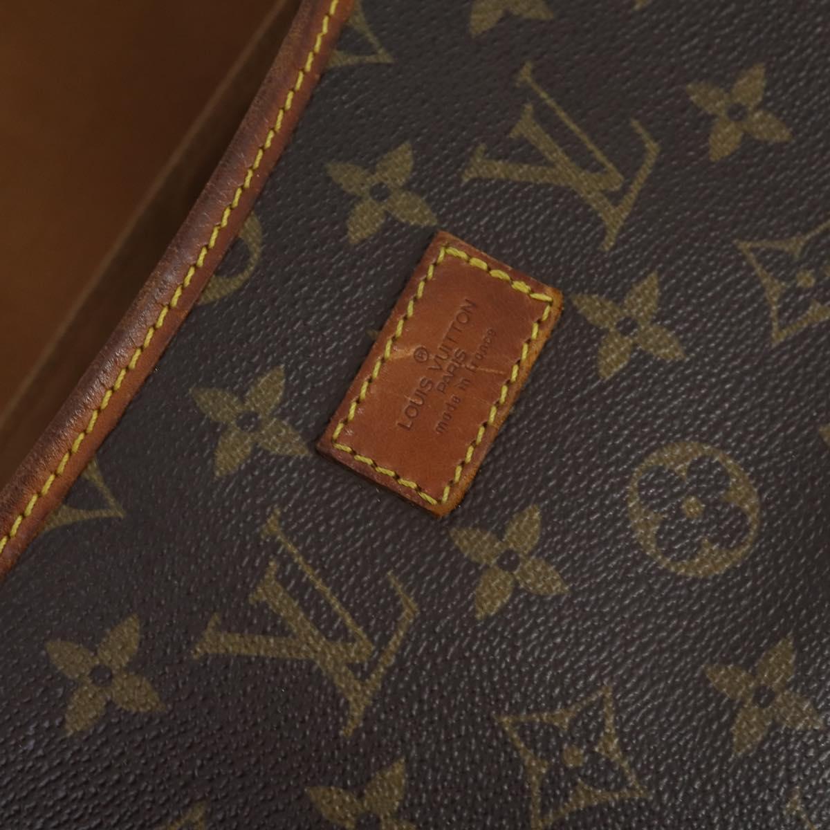LOUIS VUITTON Monogram Saumur 35 Shoulder Bag M42254 LV Auth 144639
