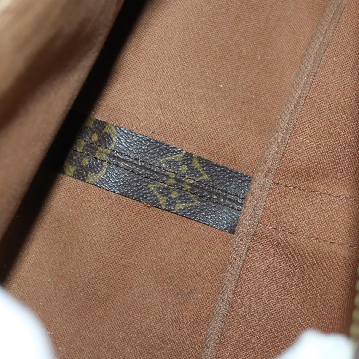 LOUIS VUITTON Monogram Saumur 35 Shoulder Bag M42254 LV Auth 144639