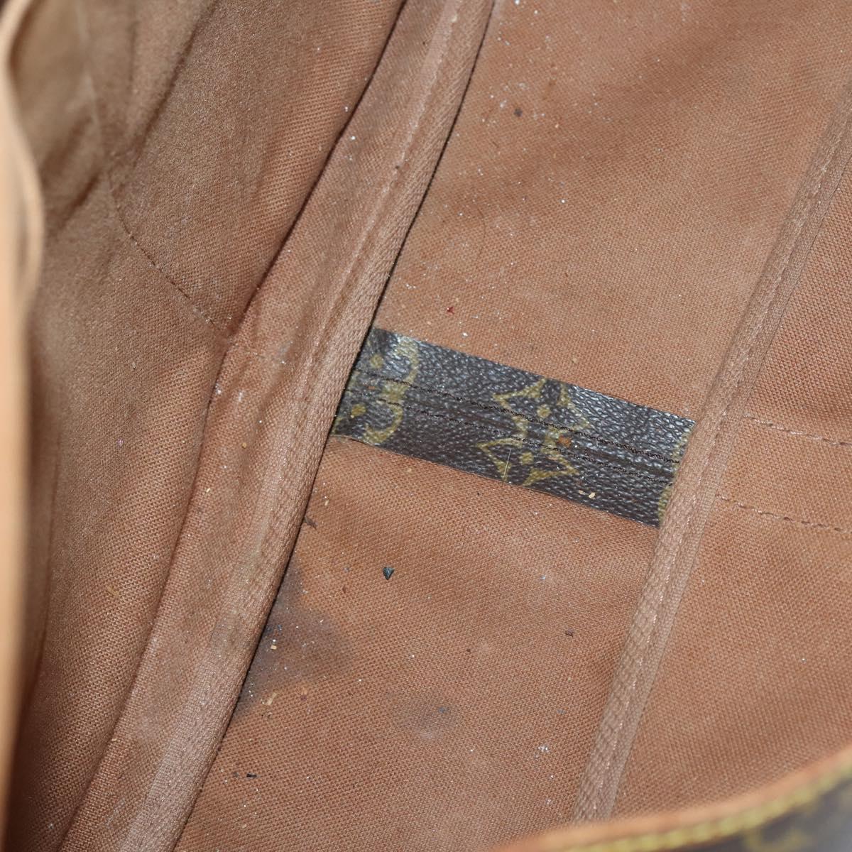 LOUIS VUITTON Monogram Saumur 35 Shoulder Bag M42254 LV Auth 144639