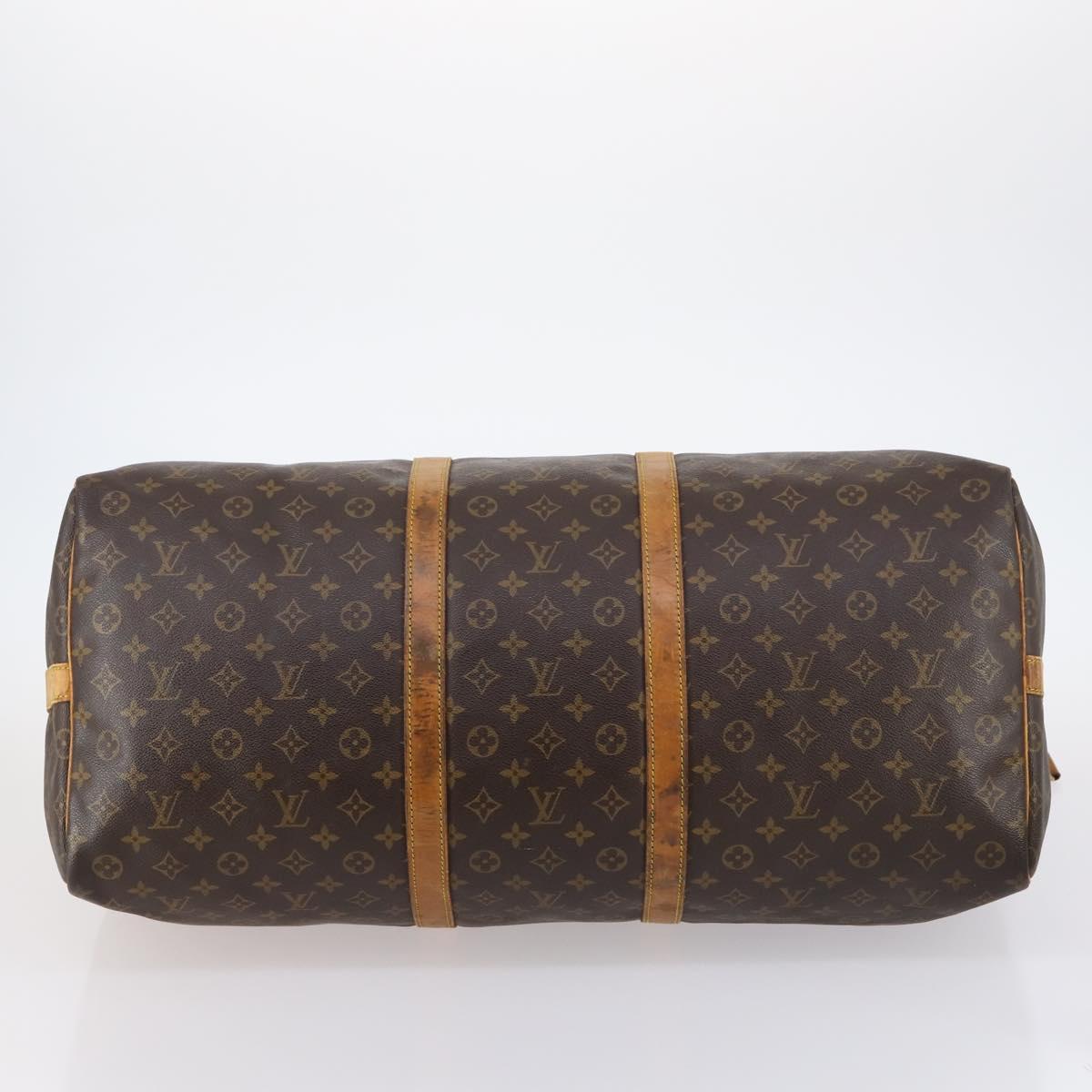 LOUIS VUITTON Monogram Keepall Bandouliere 60 Boston Bag M41412 LV Auth 144653