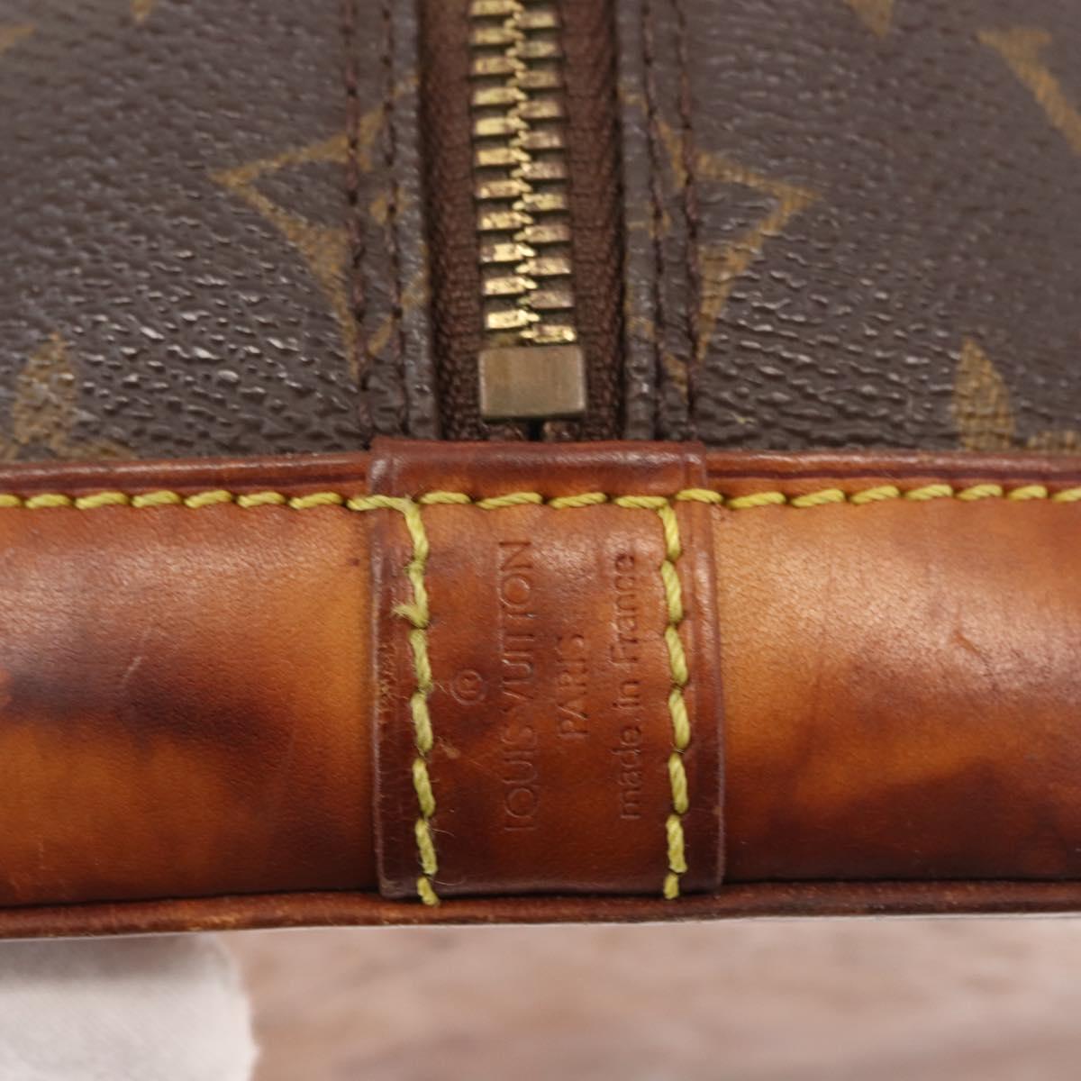 LOUIS VUITTON Monogram Alma Hand Bag M51130 LV Auth 144656