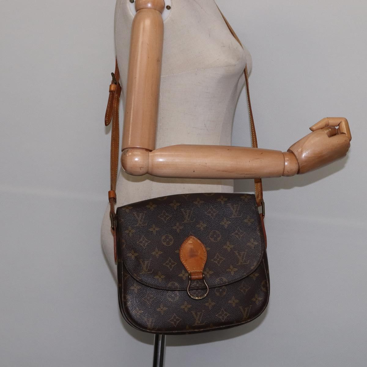 LOUIS VUITTON Monogram Saint Cloud GM Shoulder Bag M51242 LV Auth 144657