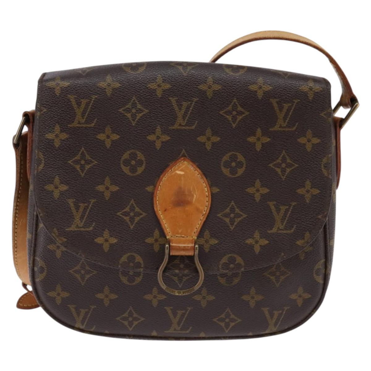 LOUIS VUITTON Monogram Saint Cloud GM Shoulder Bag M51242 LV Auth 144657