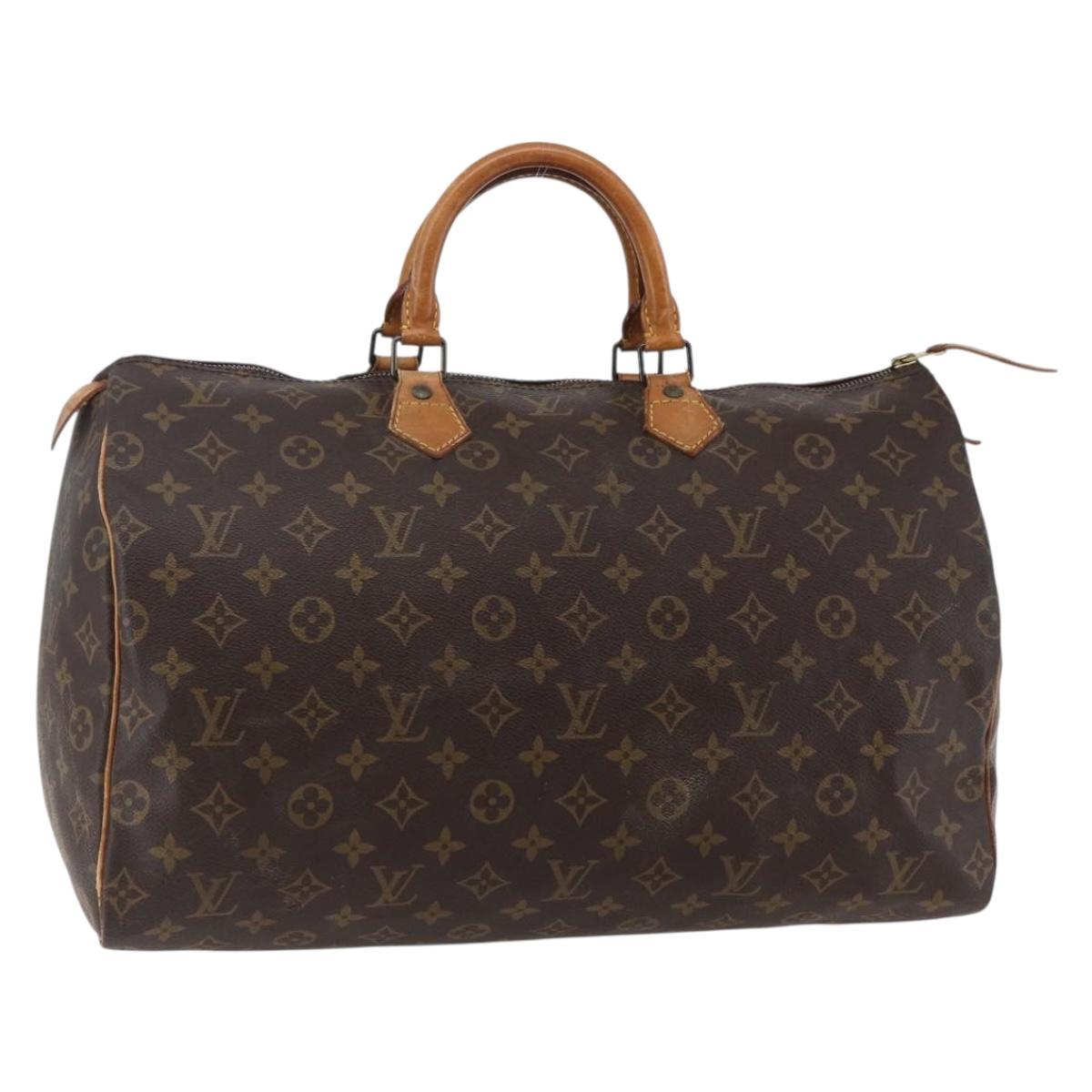 LOUIS VUITTON Monogram Speedy 40 Hand Bag M41522 LV Auth 144664