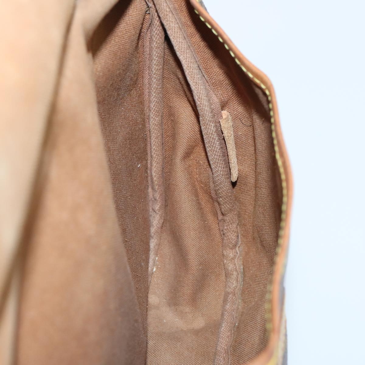 LOUIS VUITTON Monogram Saumur 30 Shoulder Bag M42256 LV Auth 144669