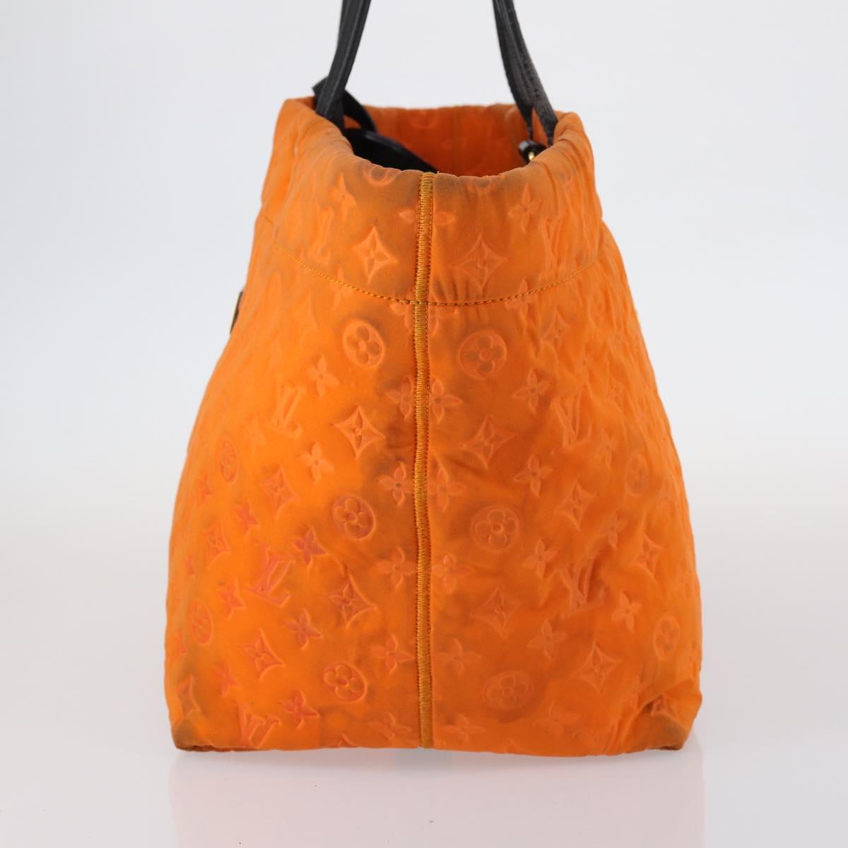 LOUIS VUITTON Cruise Line Scuba MM Tote Bag Orange M92803 LV Auth 144674