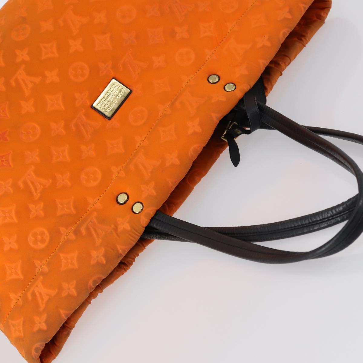 LOUIS VUITTON Cruise Line Scuba MM Tote Bag Orange M92803 LV Auth 144674