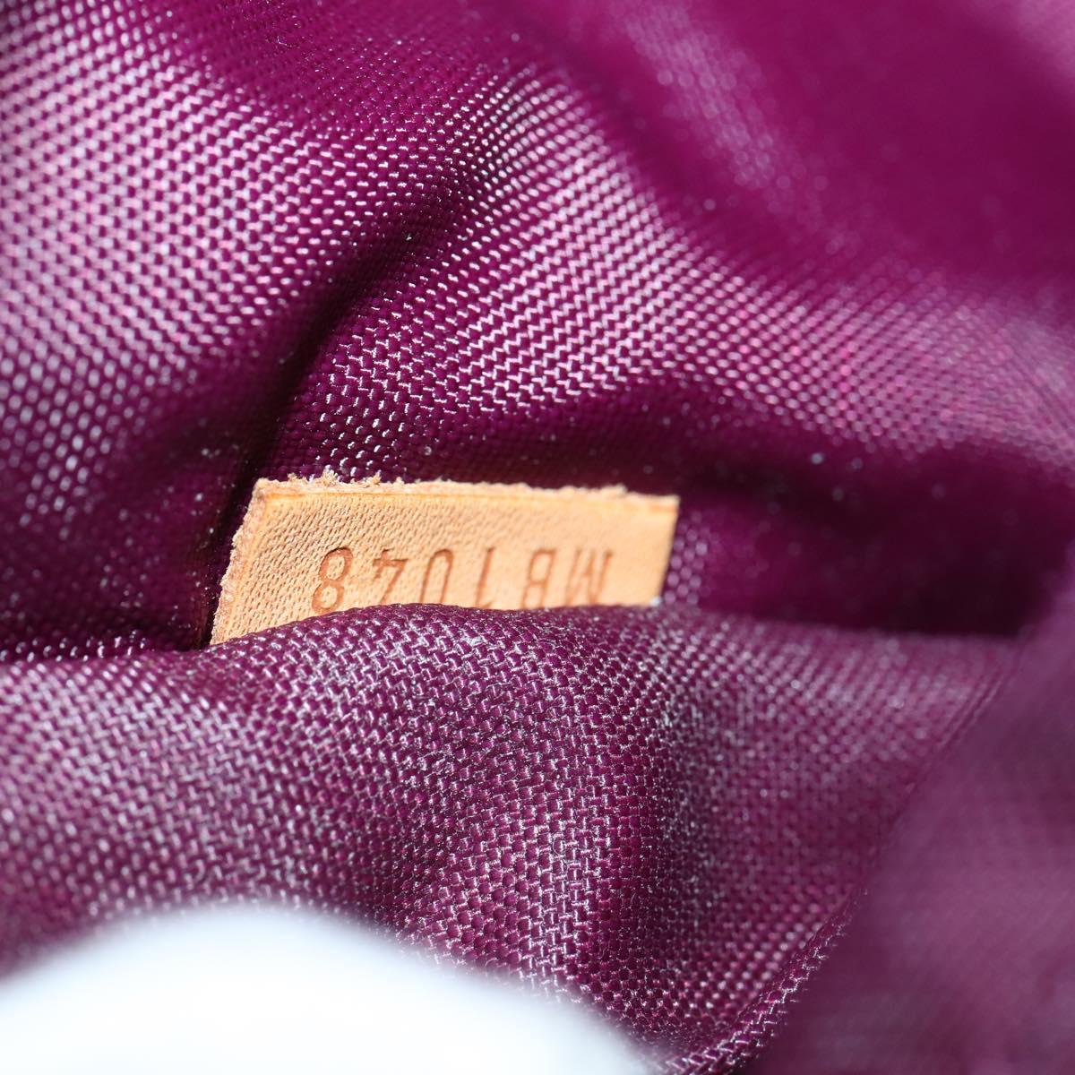 LOUIS VUITTON Monogram Vernis Pegas 45 suitcase Violet LV Auth 144675