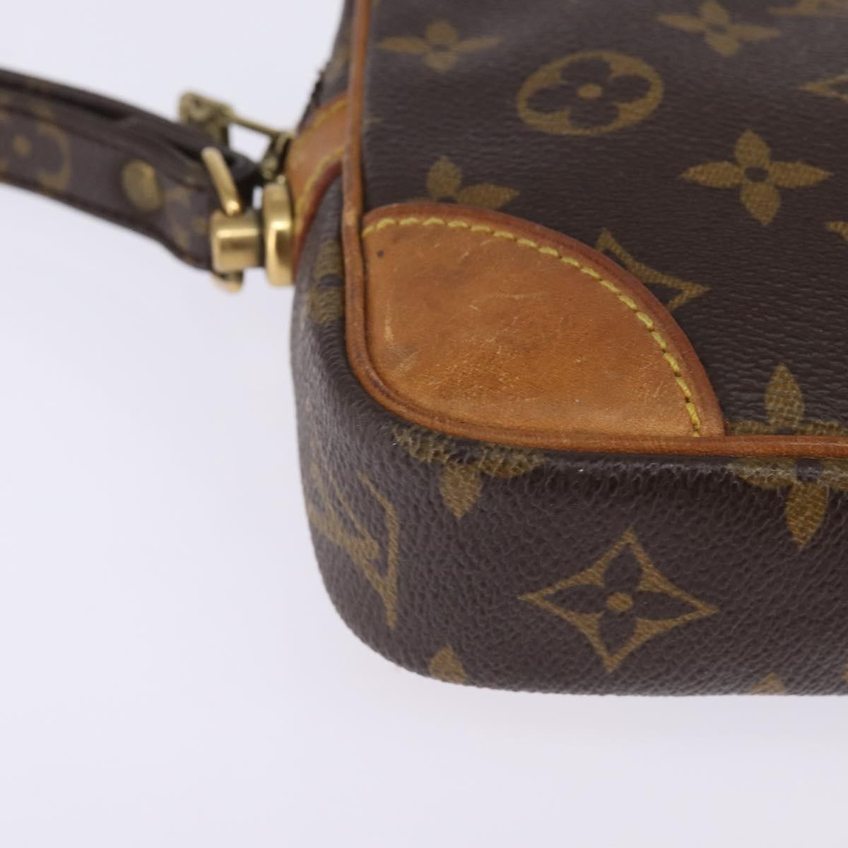 LOUIS VUITTON Monogram Marly Dragonne PM Clutch Bag M51827 LV Auth 144677