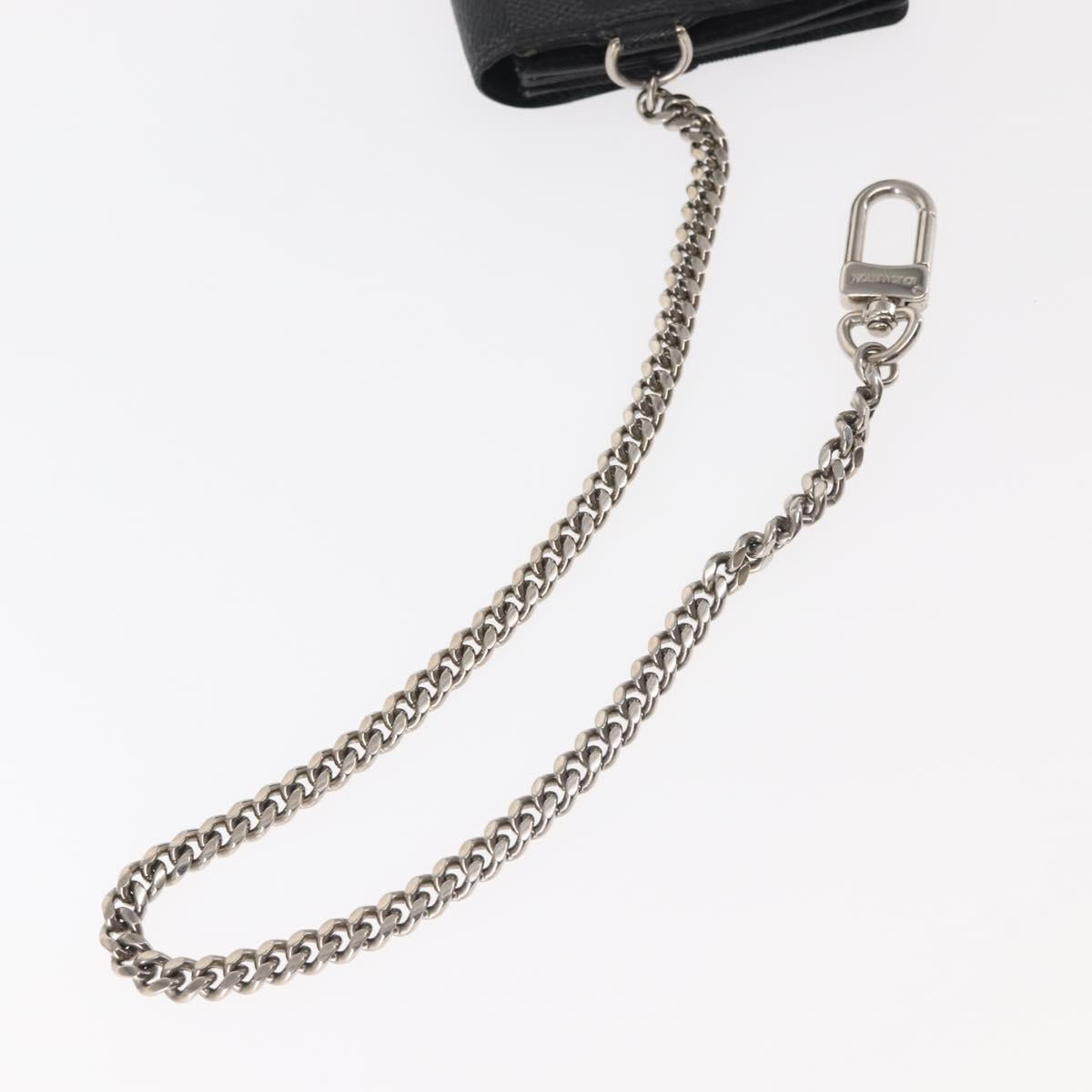 LOUIS VUITTON Damier Graphite Portefeuille Accordion Wallet N60023 Auth 144679