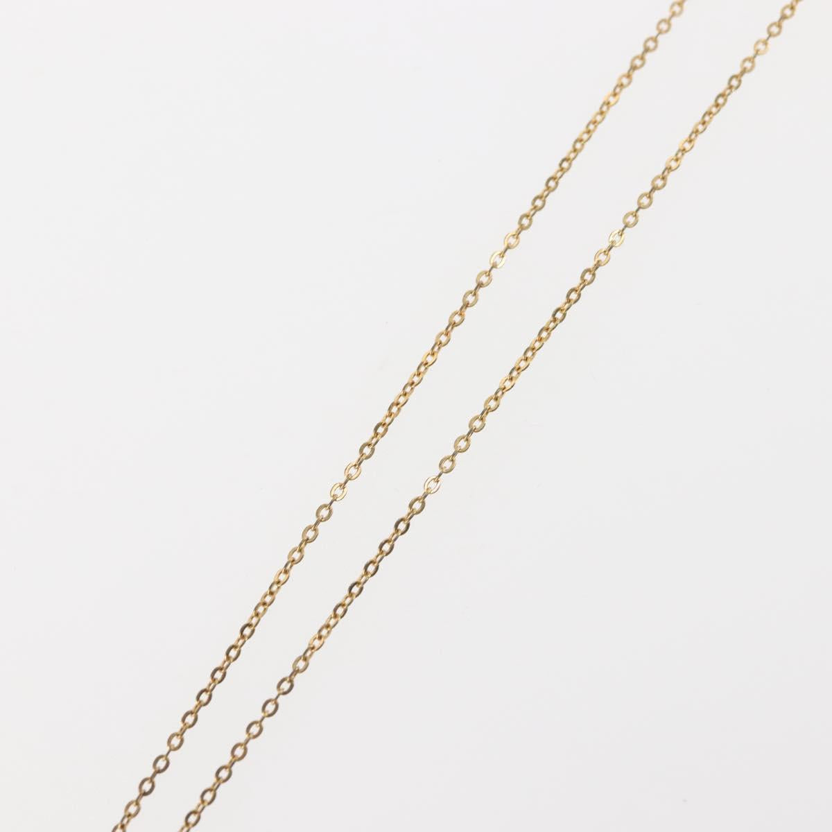 Christian Dior Necklace metal Gold Auth 144690