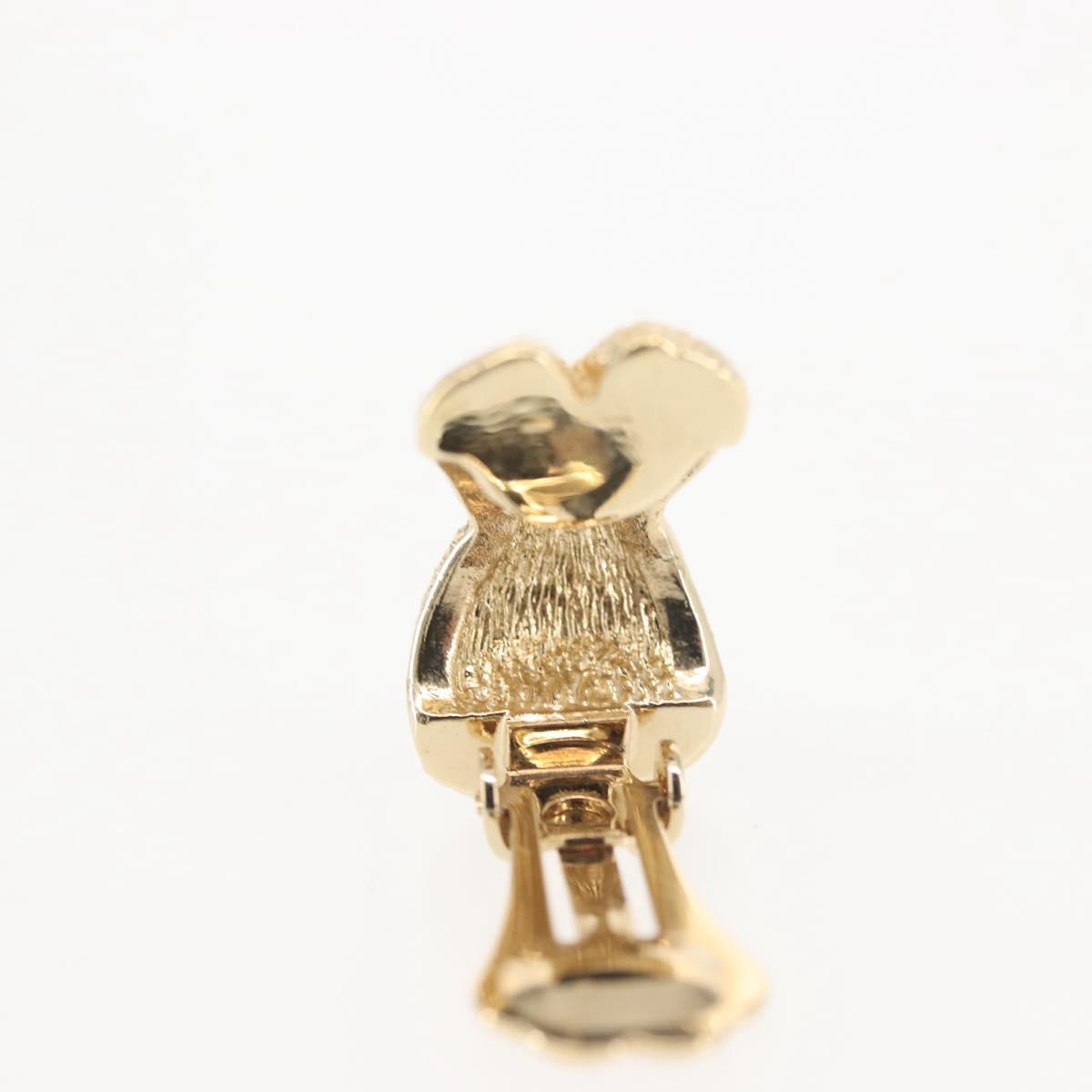 Christian Dior Earring metal Gold Auth 144696