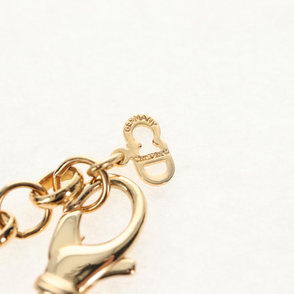 Christian Dior Necklace metal Gold Auth 144702V