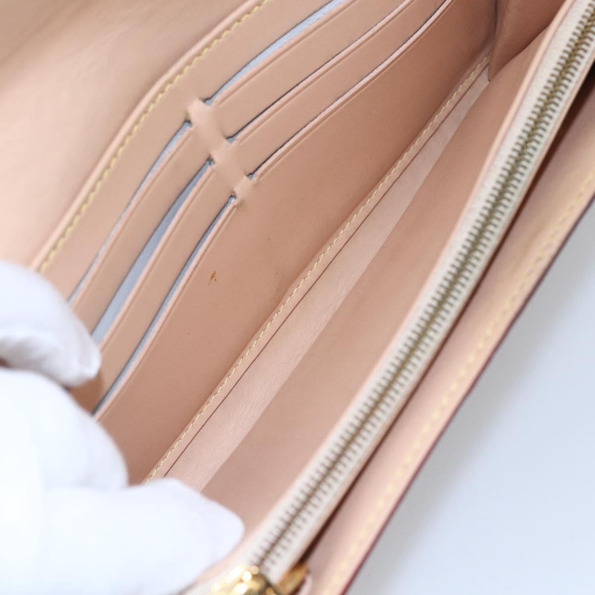 LOUIS VUITTON Multicolor Portefeiulle Sarah Wallet Black M60668 LV Auth 144715