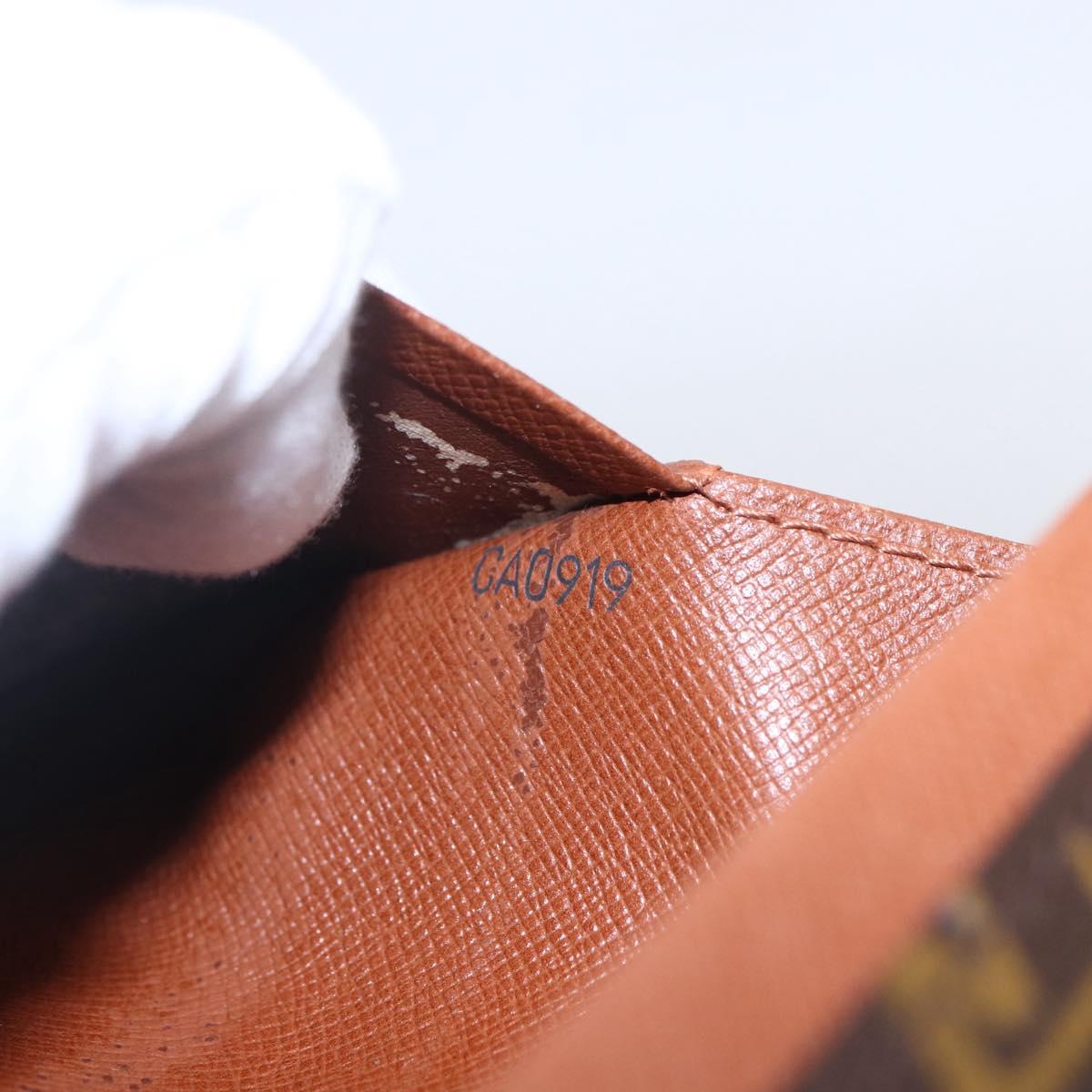 LOUIS VUITTON Monogram Porte Monnaie Billets Tresor Wallet M61730 LV Auth 144718